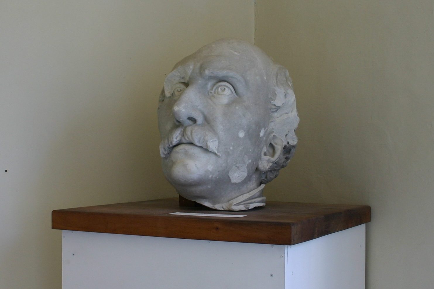 Head from Farini's original monument in Ravenna, Museo Civico, Russi, Italy - 02.JPG